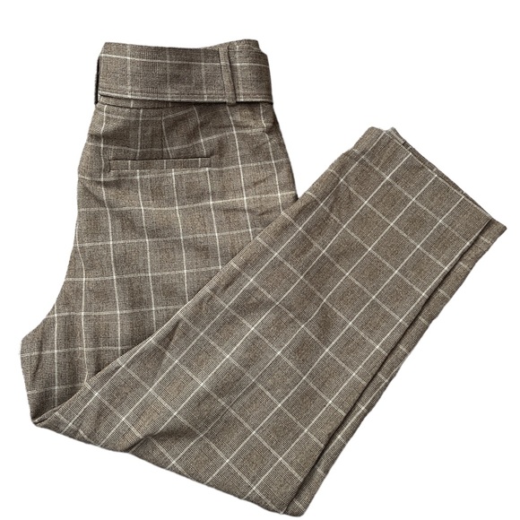 a new day Pants - A New Day Brown Plaid Pants NEW Size 14
